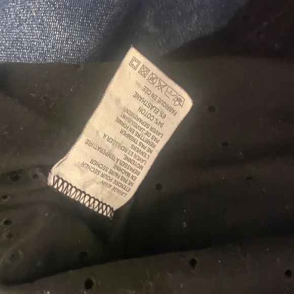 Joseph Black Casual Top Eyelets Size 3 minimalist - Picture 12 of 14